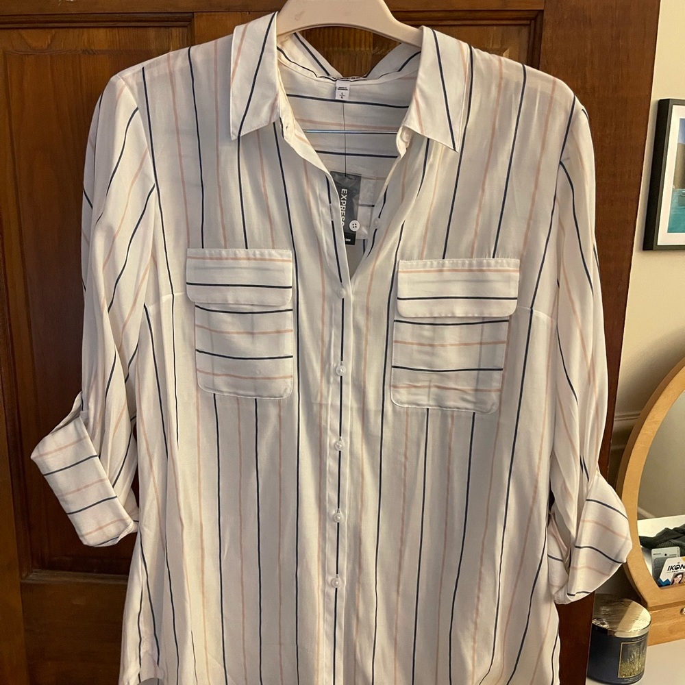 NWT striped express women shirt